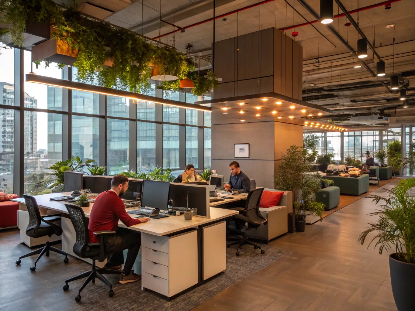 A modern office space in India, representing the ICOD SYSTEMS lab.